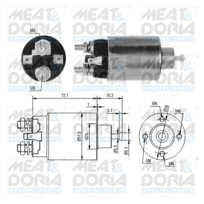 Solenoid Switch, starter